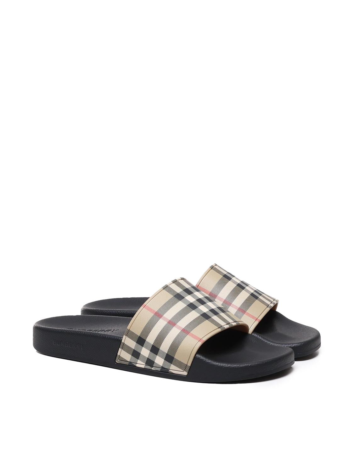 Slides Check 8056942 A7028 BURBERRY 