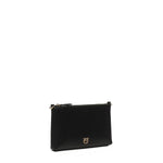 Pochette piatta in pelle con logo Love Birds 104277 A0F1Z99Q PINKO 