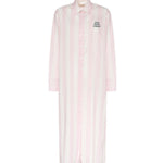 Abito chemisier in cotone a righe ADN0001 01389L MC2 SAINT BARTH 