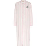 Abito chemisier in cotone a righe ADN0001 01389L MC2 SAINT BARTH 