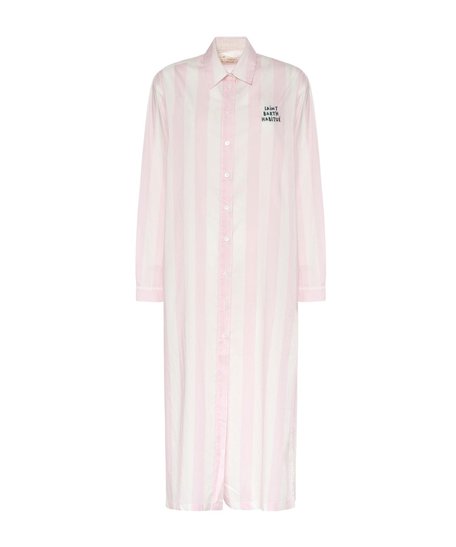 Abito chemisier in cotone a righe ADN0001 01389L MC2 SAINT BARTH 