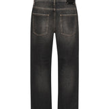 Jeans crop con applicazione posteriore logo GMP01186 P00099490100 GOLDEN GOOSE 
