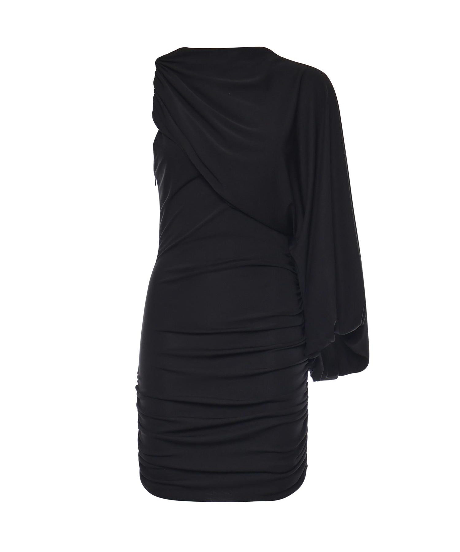 Mini abito Selene monospalla T190121A TJP073BLACK THE ANDAMANE 