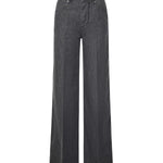 Jeans a palazzo in denim 841027 V5SO01003 BOTTEGA VENETA 
