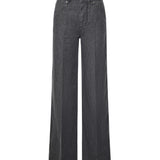 Jeans a palazzo in denim 841027 V5SO01003 BOTTEGA VENETA 