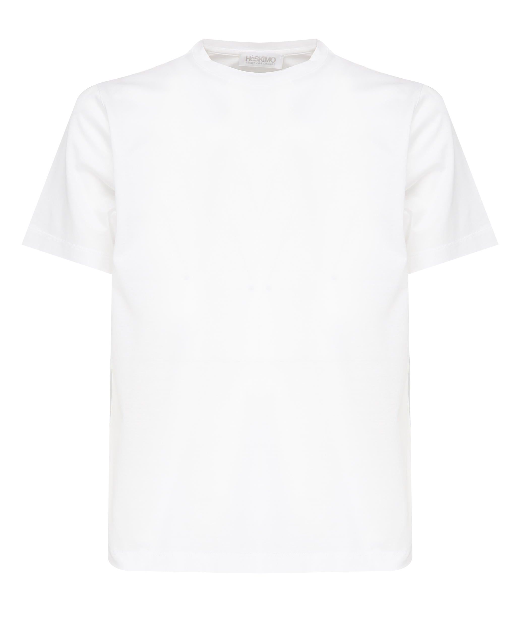 T-shirt in cotone HE841003 BIANCO HESKIMO 