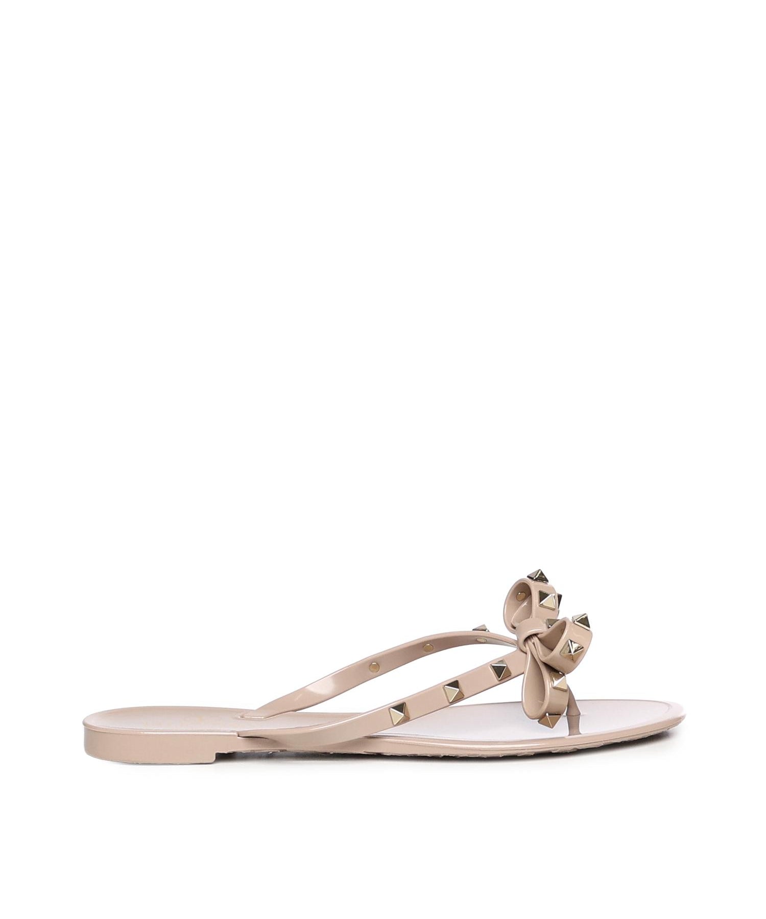 Infradito Rockstud in gomma<BR/> 8W2S0552 PVSP45 VALENTINO GARAVANI 