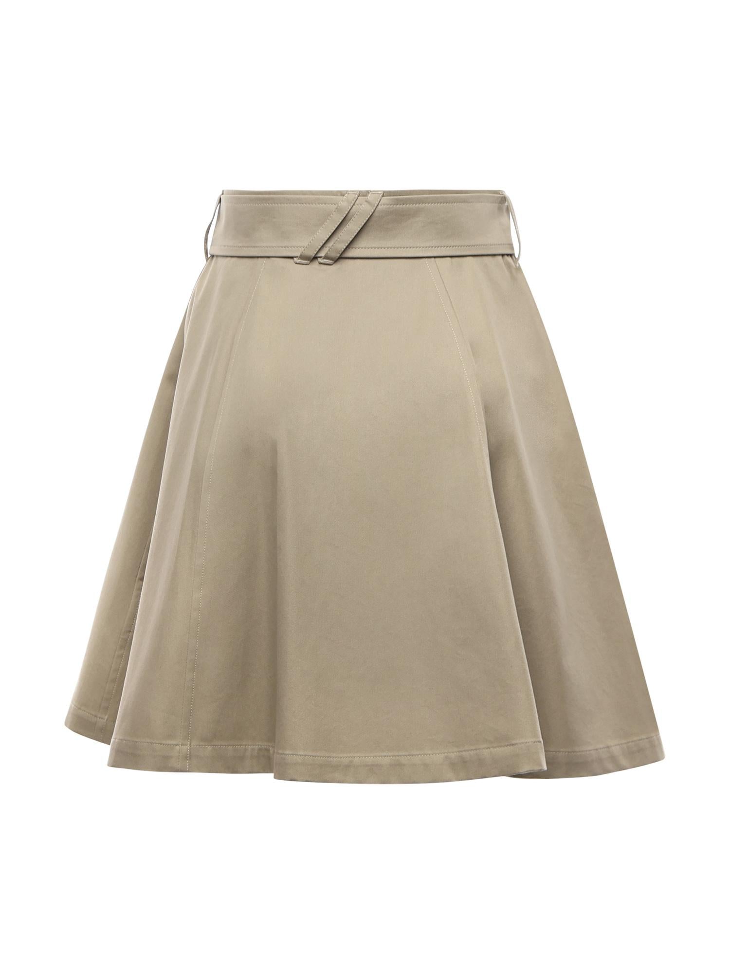 Minigonna trench in gabardine di cotone 8116006 C2247 BURBERRY 