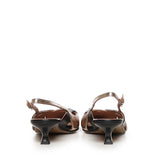 Slingback Caroline Rio Nature in pelle A57129 NERO QUARZO CARMENS 