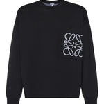 Maglia Anagram in cotone con tasca H526Y14KKI 1102 LOEWE 