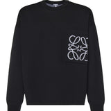 Maglia Anagram in cotone con tasca H526Y14KKI 1102 LOEWE 