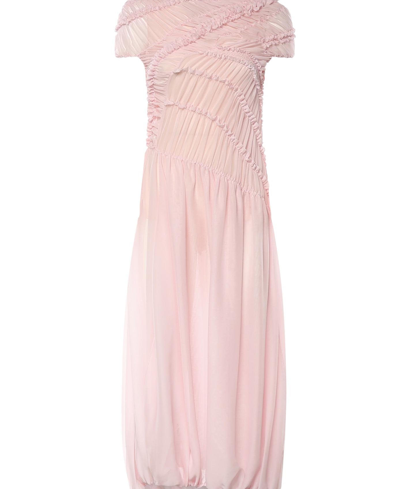 Abito midi in mussola di seta 317526  MAGDA BUTRYM 