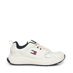 Sneakers con mix di texture e logo<BR/> EM0EM01581 TCR TOMMY HILFIGER 