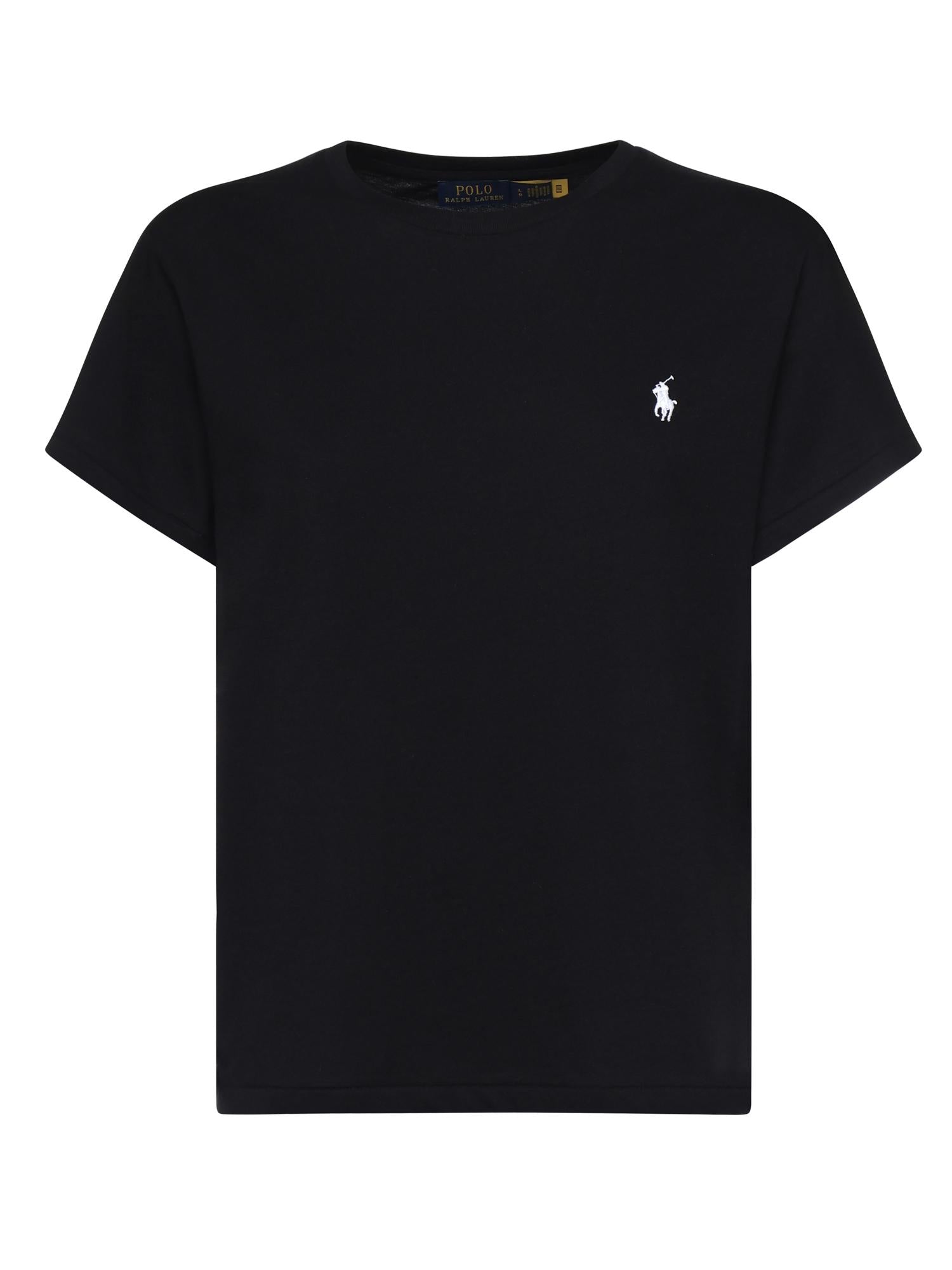 T-shirt in cotone con logo 211B14605 033 POLO RALPH LAUREN 