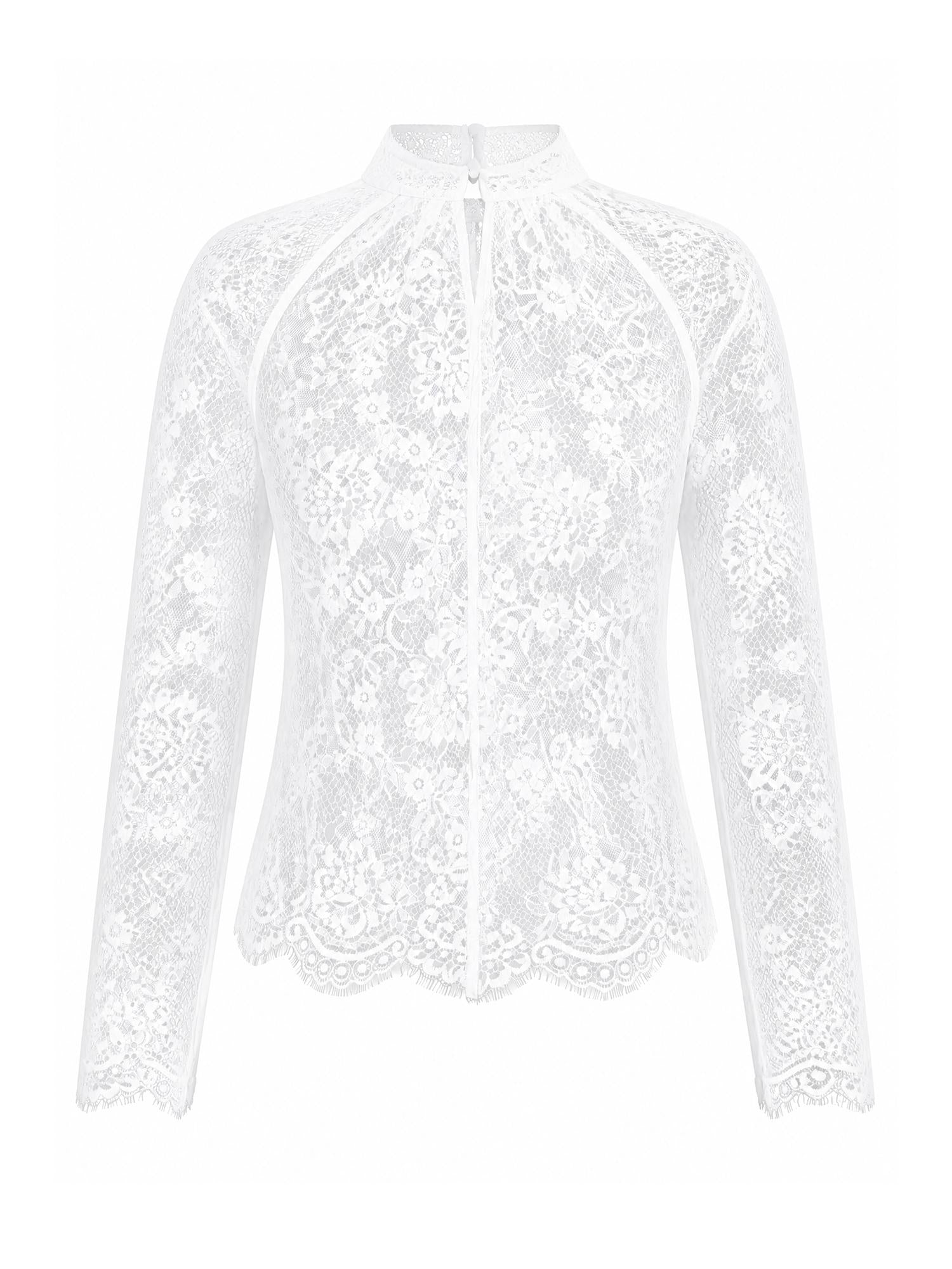 Blusa in pizzo PF26032TA W SELF-PORTRAIT 