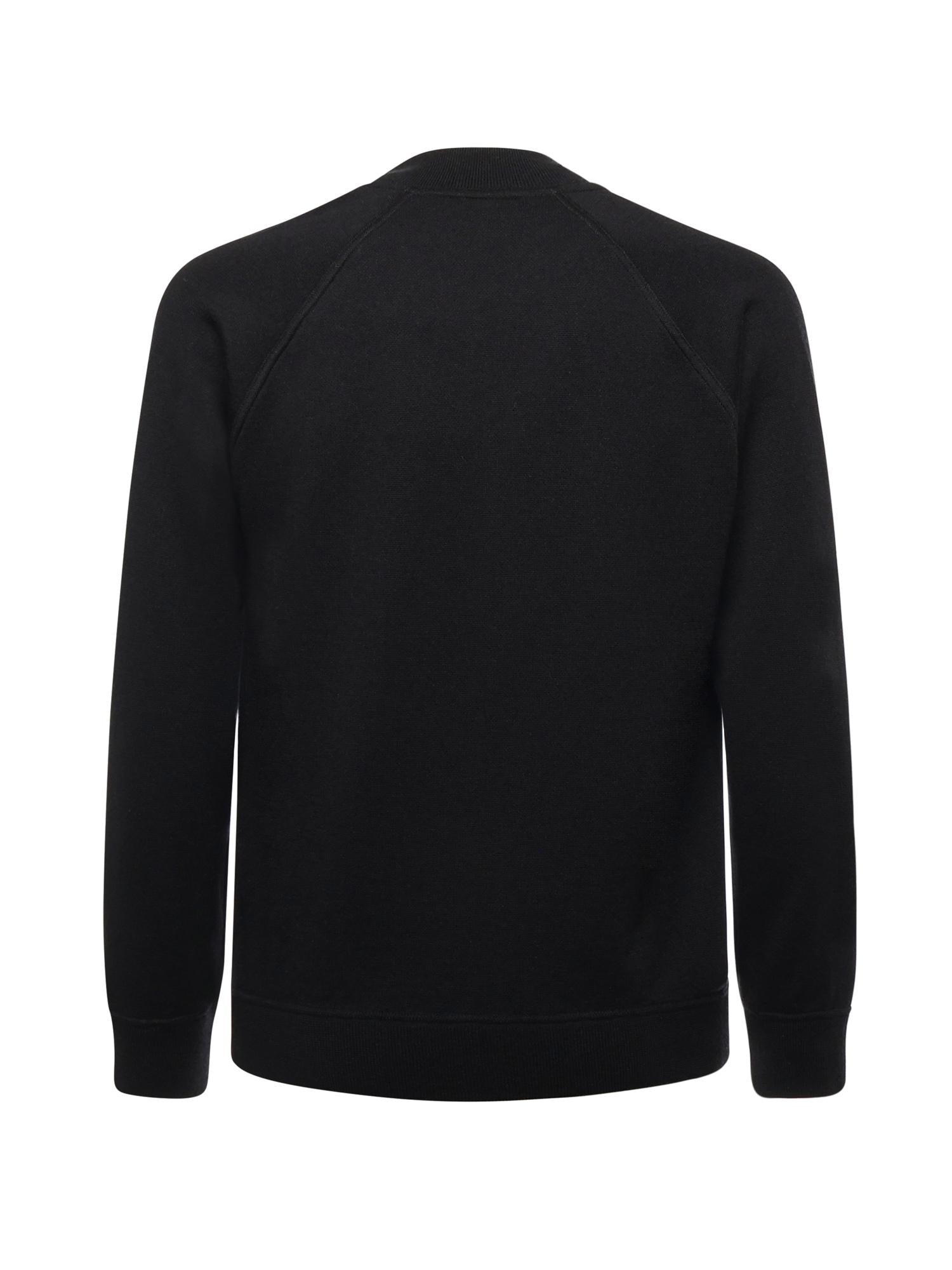 Felpa con zip in lana<BR/> 14803 57133099 GALIANO 