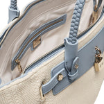 Borsa a spalla Rebecca 73BS8VY01 REBECCAOFF WHITE/AZZURRO V° 73 