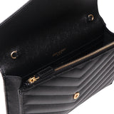 Pochette envelope con catena cassandre 742920 BOW011000 SAINT LAURENT 