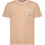 T-shirt con patch Compass L1S152100032 S0057V018E STONE ISLAND 