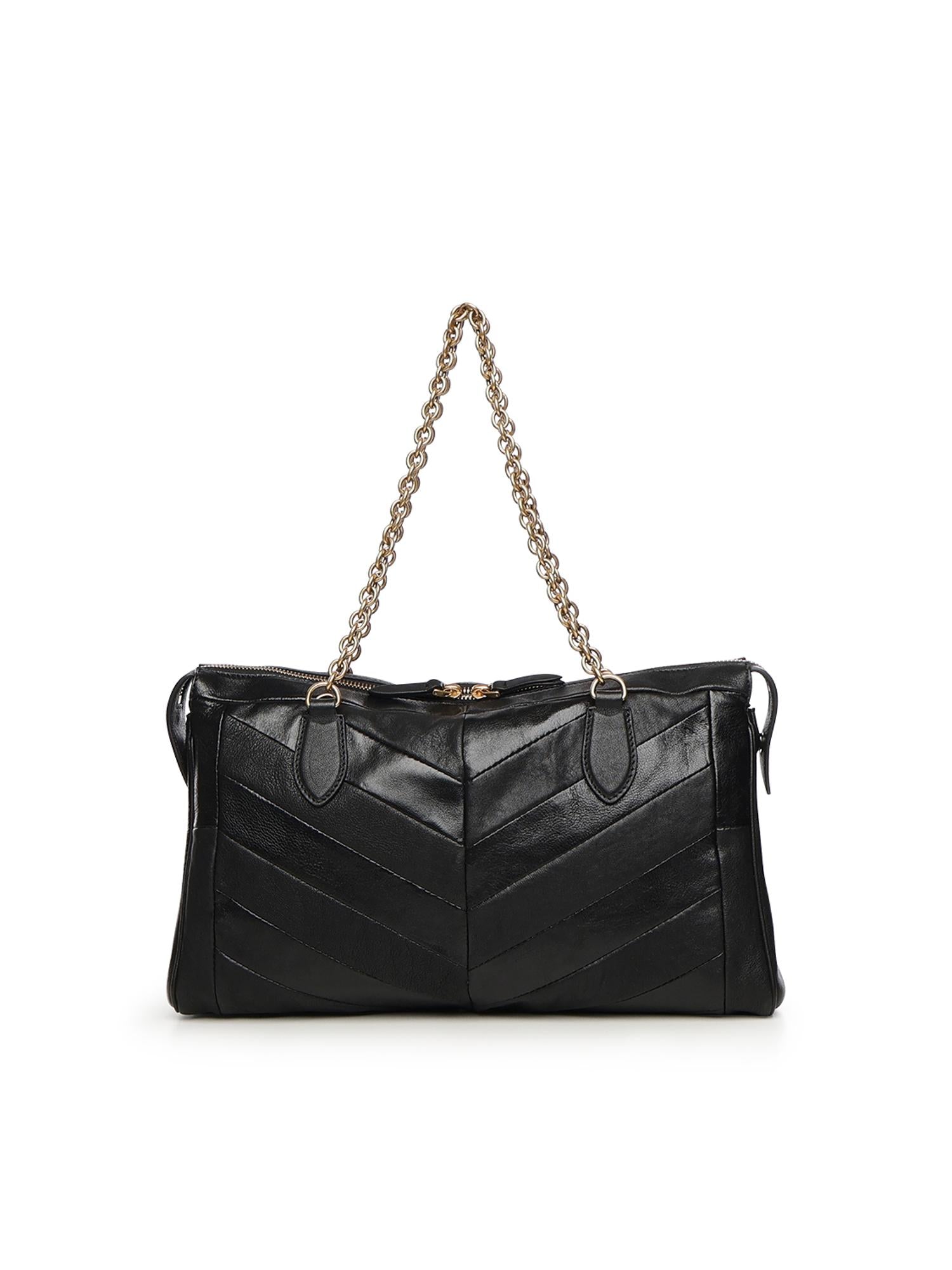 Borsa Panthea in nappa motivo chevron 7W0B0S70 UYF0NO VALENTINO GARAVANI 