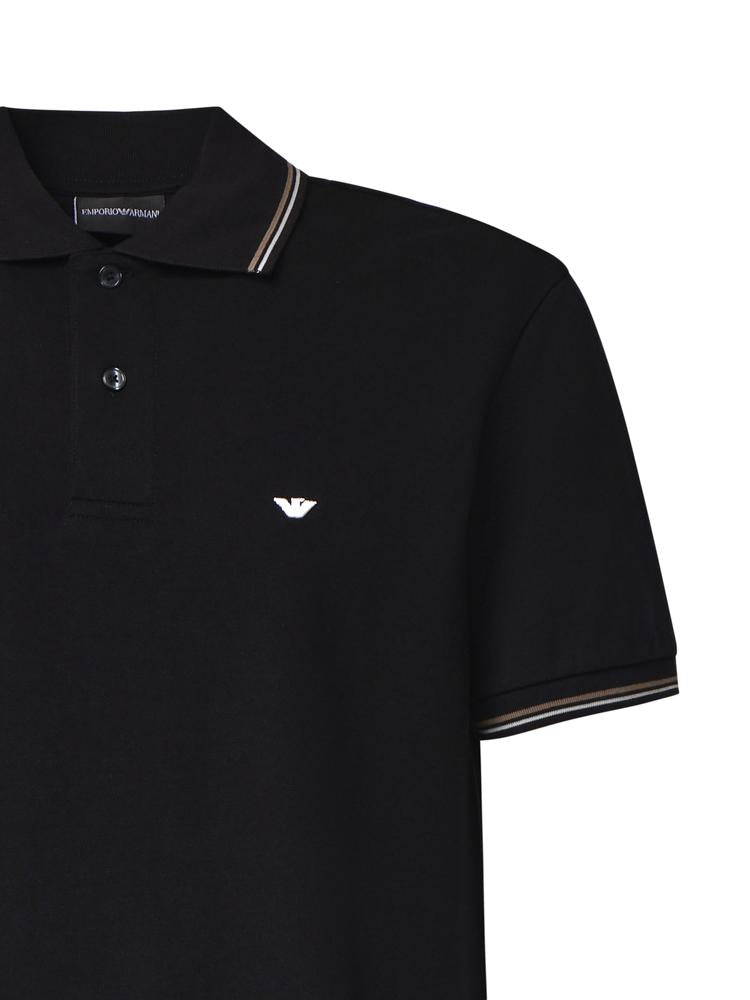 Polo in cotone con logo AF23090 EM004607UC001 EMPORIO ARMANI 