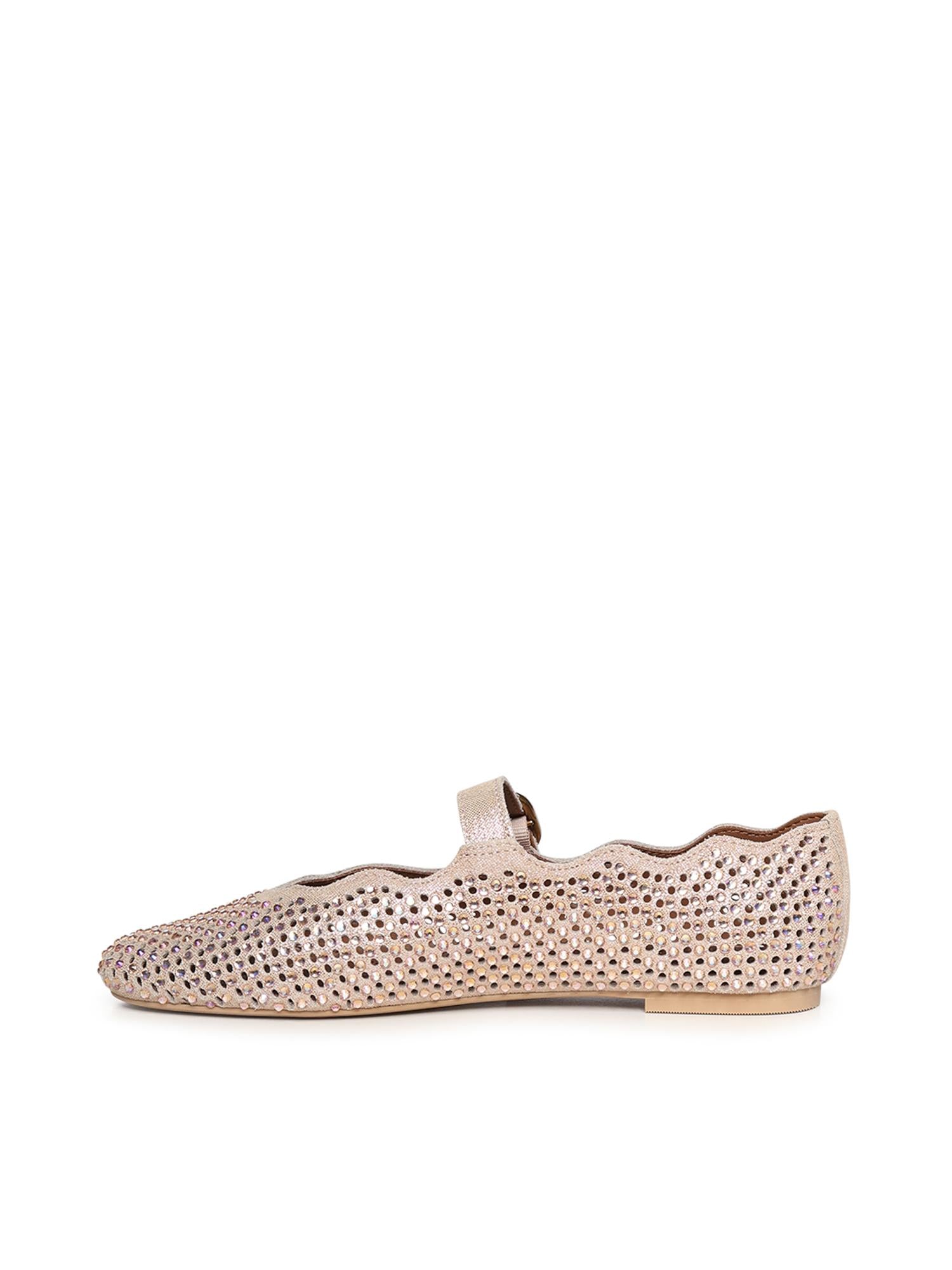 Ballerina Wavy Maifair con cristalli 5596424209 BLUSH KURT GEIGER 