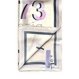 Foulard Alexandra con logo 73FD8Y801 ALEXANDRALILLA/MULTICOLOR V° 73 