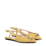 Slingback flat C-Me in suede E4SB2210201 J19 COCCINELLE 