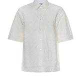 Camicia Intrecciato in popeline di cotone 852469 V6CX09107 BOTTEGA VENETA 