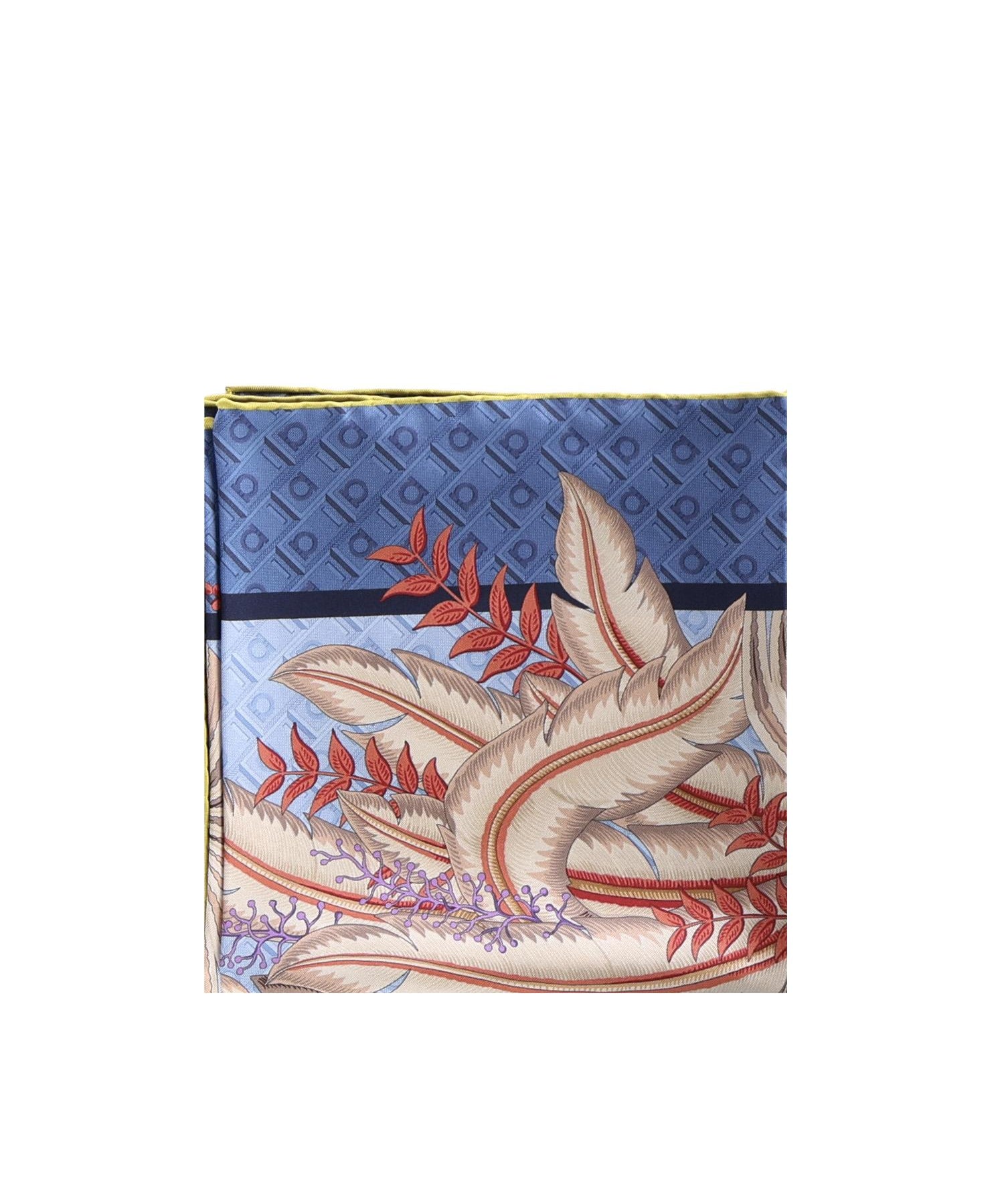 Foulard in seta con stampa 310215 785335001 FERRAGAMO 