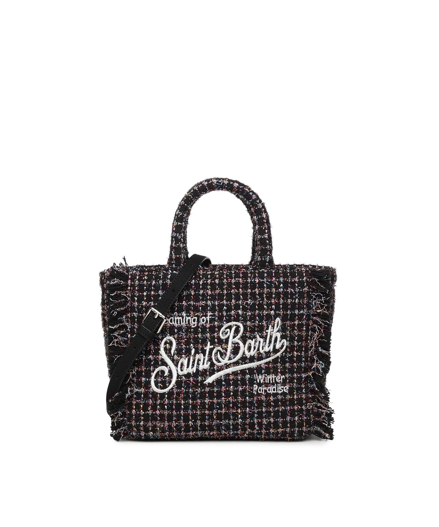 Mini bag Vanity tweed con logo VAMI026 01374I MC2 SAINT BARTH 
