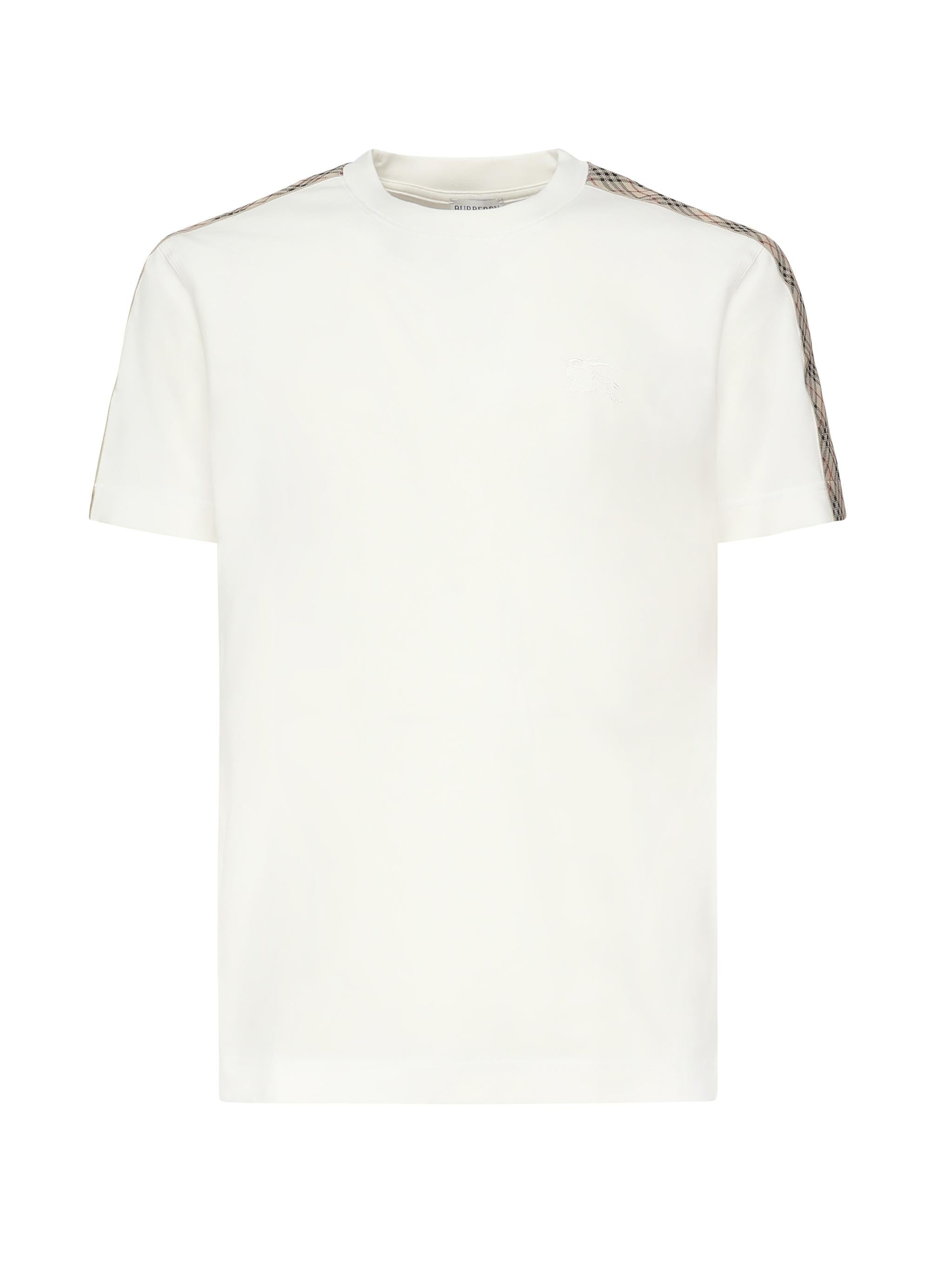 T-shirt in cotone con logo 8106246 B8764 BURBERRY 