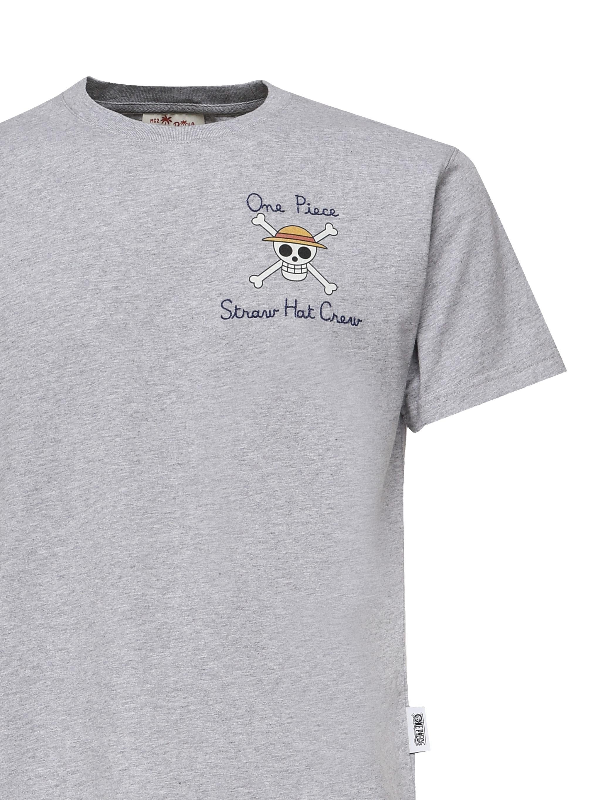 T-shirt con ricamo e stampa 'One Piece' TSHM001 04479H MC2 SAINT BARTH 