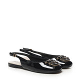 Ballerine in vernice con logo SD0247 E002Z99 PINKO 