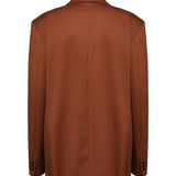 Blazer over doppiopetto in vigogna 25FWNCP-0012 BROWN NINEMINUTES 