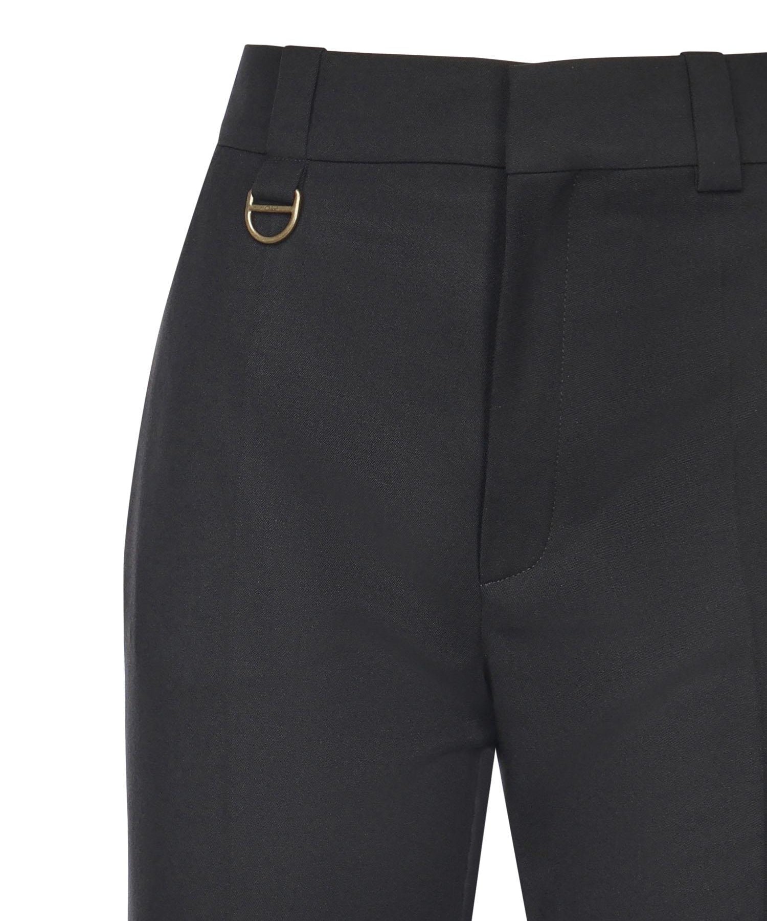 Pantaloni sartoriali in lana grain de poudre CHC25APA29067 001 CHLOÉ 