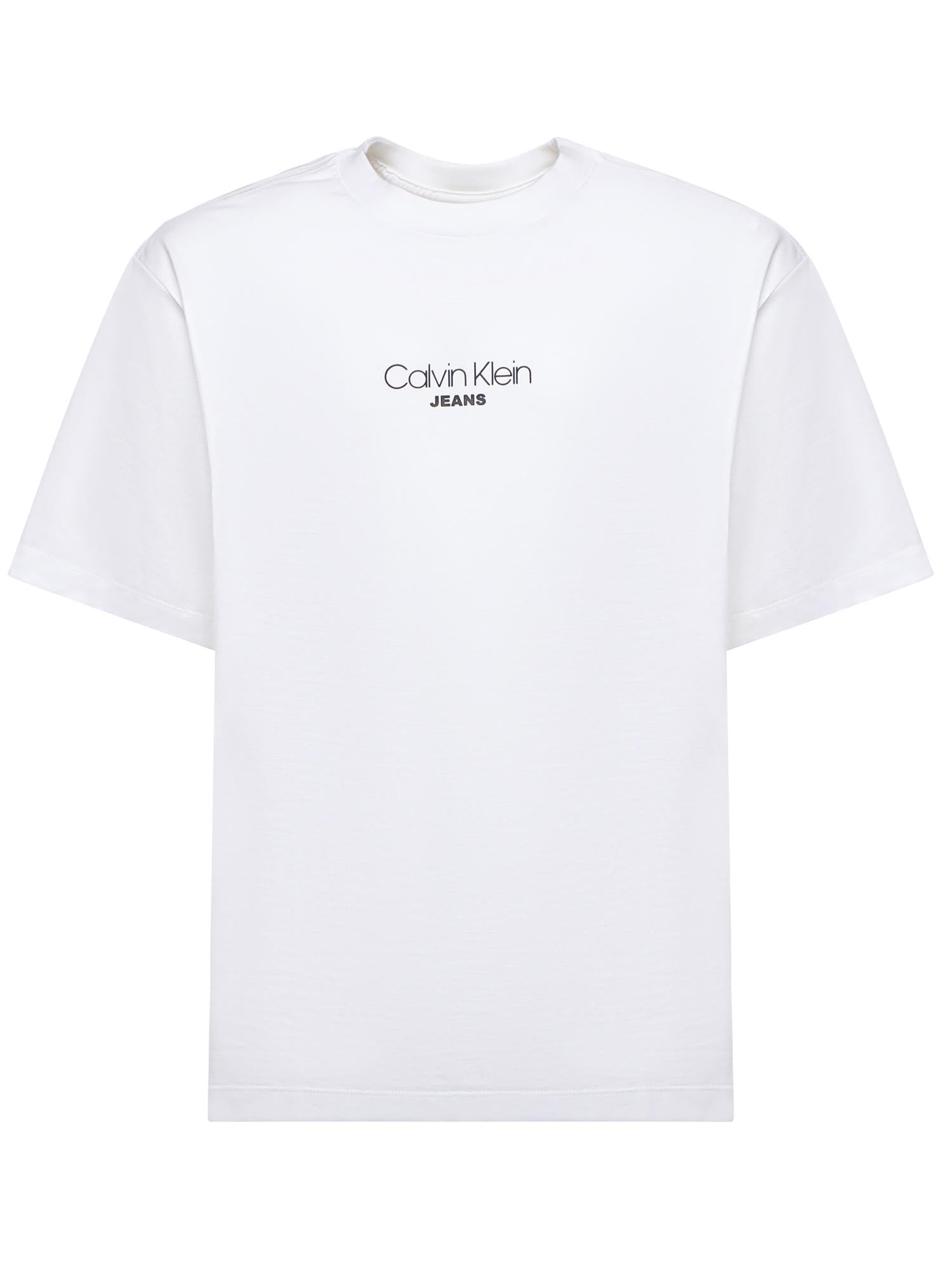 T-shirt con stampa logo LV04RC851G YAA CALVIN KLEIN 
