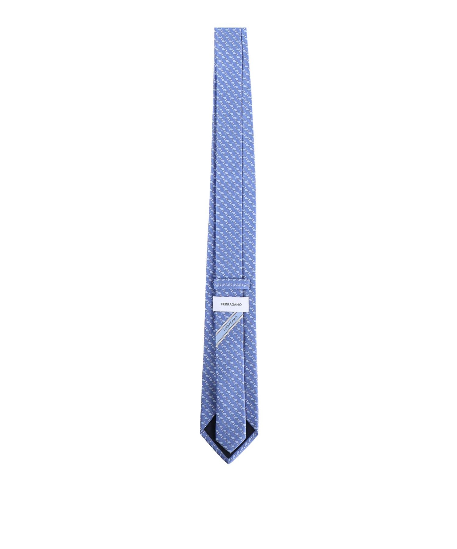Cravatta in seta con stampa 351251 784012003 FERRAGAMO 