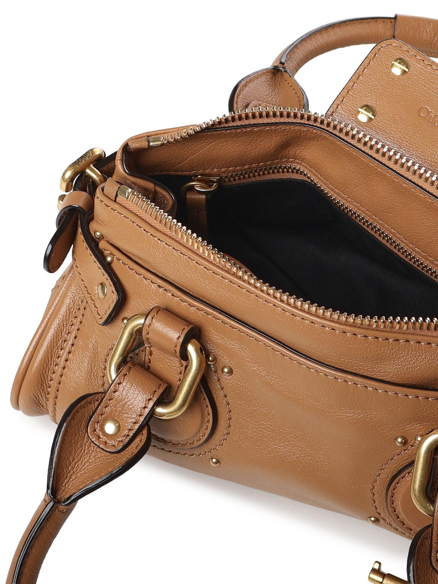 Borsa Paddington piccola in pelle granata CH26SS805P75 209 CHLOÉ 