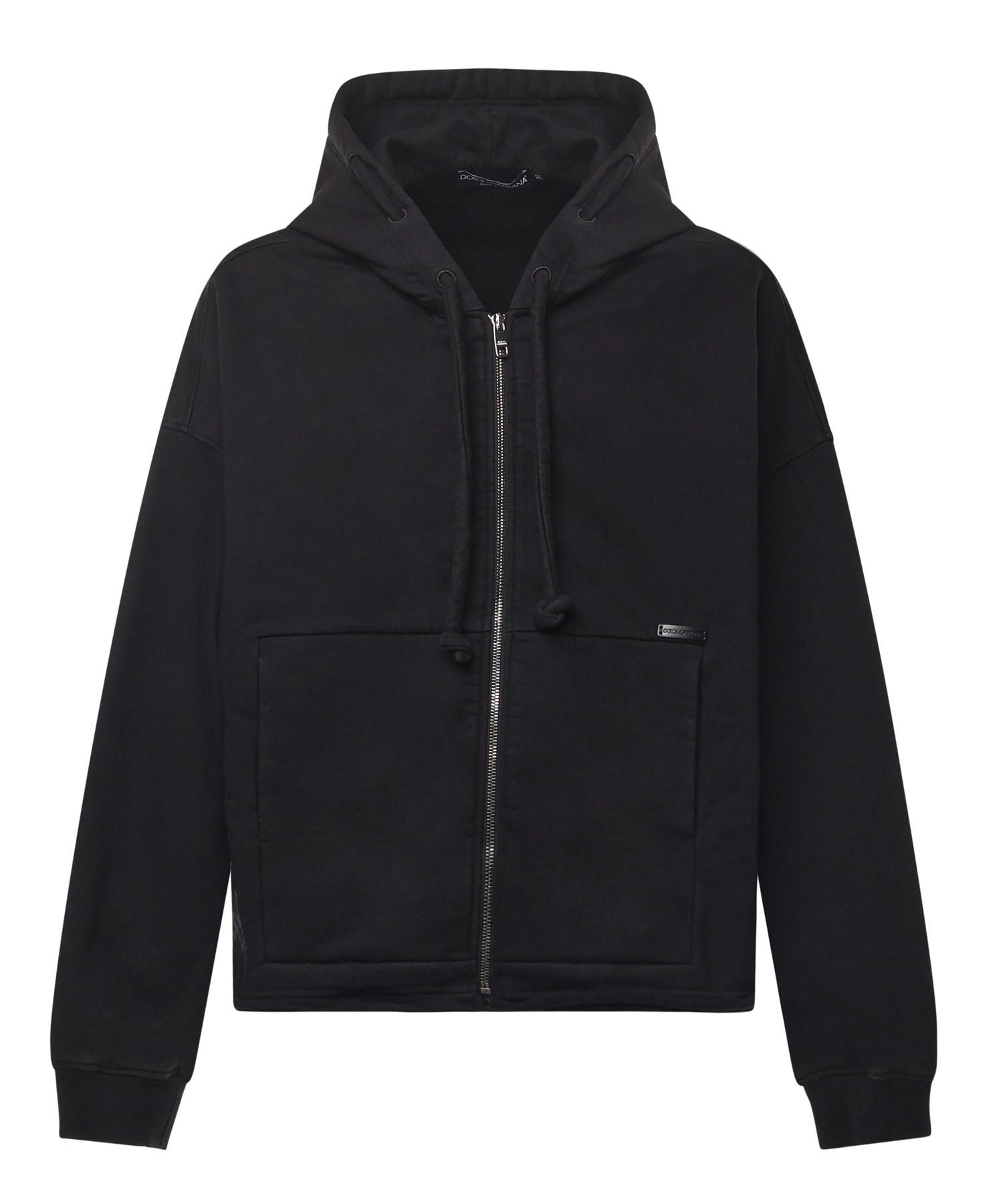 Felpa con zip in cotone G9BVJT G7PLAN0000 DOLCE & GABBANA 