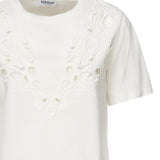 T-shirt cropped in jersey di cotone DS032 JF0352DXXXW000 DONDUP 
