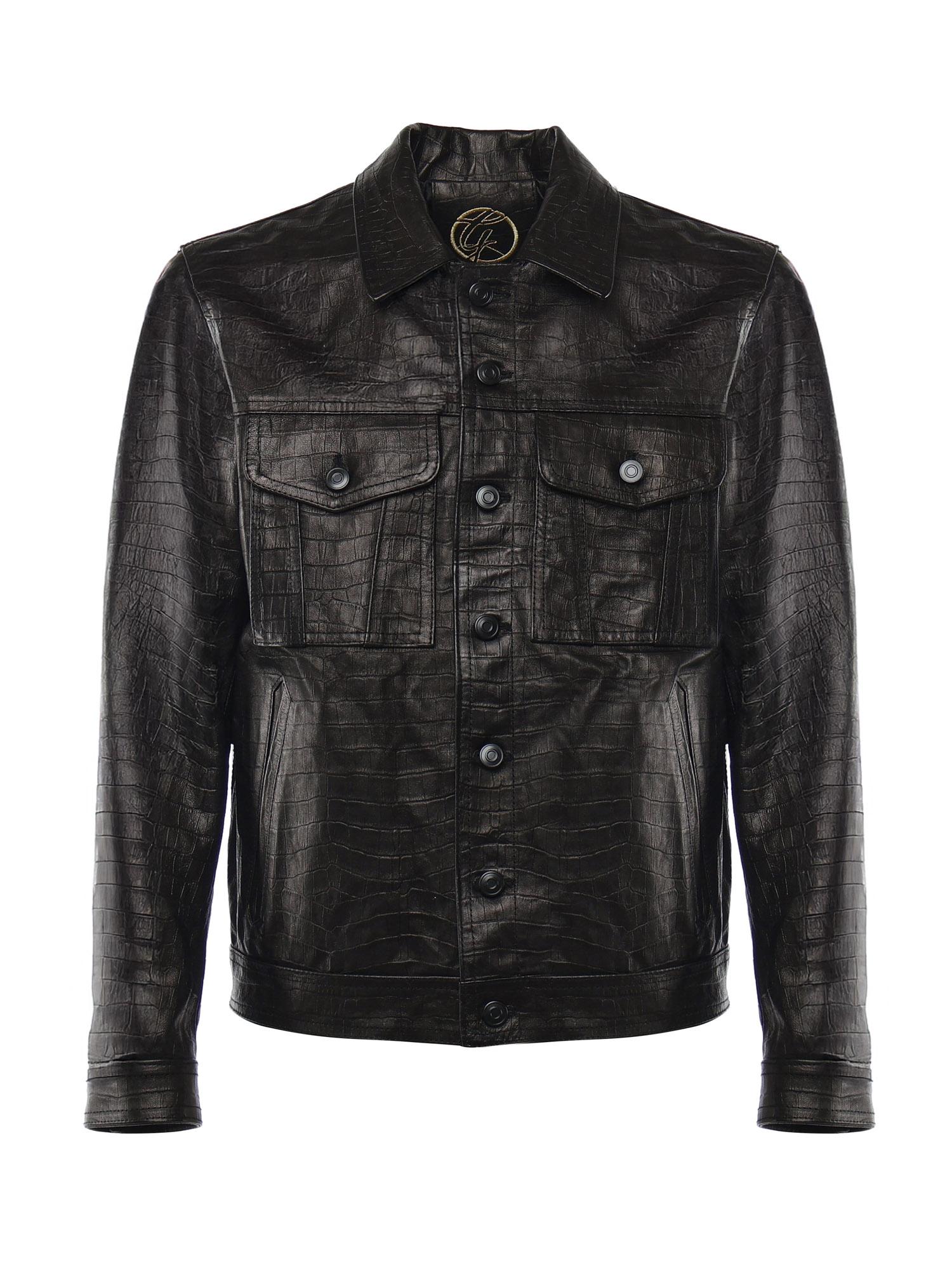 Giubbotto Julius in pelle JULIUS CAESAR COCCONERO GIULIANO GALIANO 