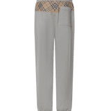 Pantaloni da jogging in cotone con applicazione Check 8120757 A2142 BURBERRY 