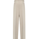 Pantaloni Elois in lino e lyocell DP843 CF0197DBM5010 DONDUP 