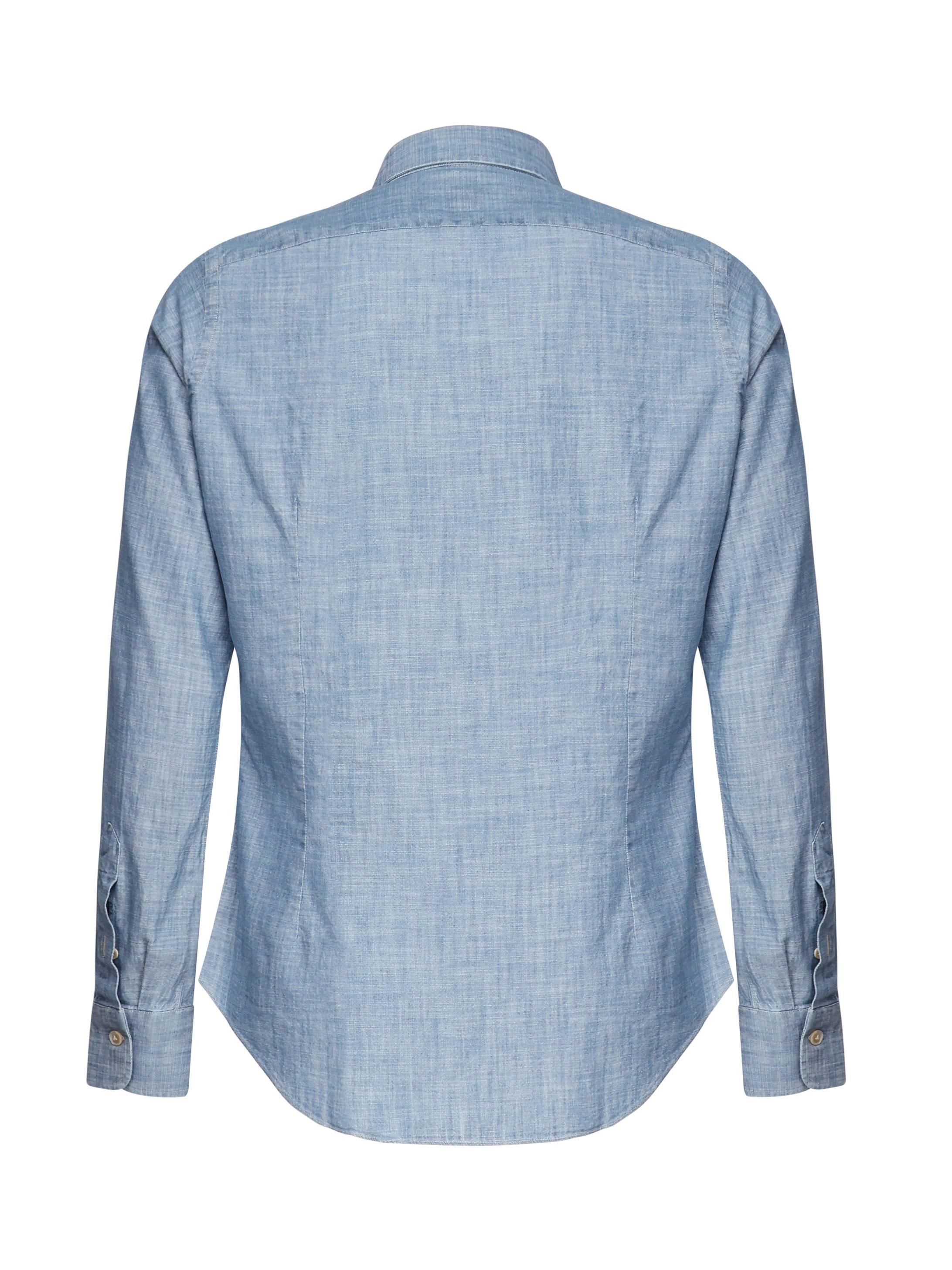 Camicia cotone denim K75CAMK08TES0I185 11N ELEVENTY 
