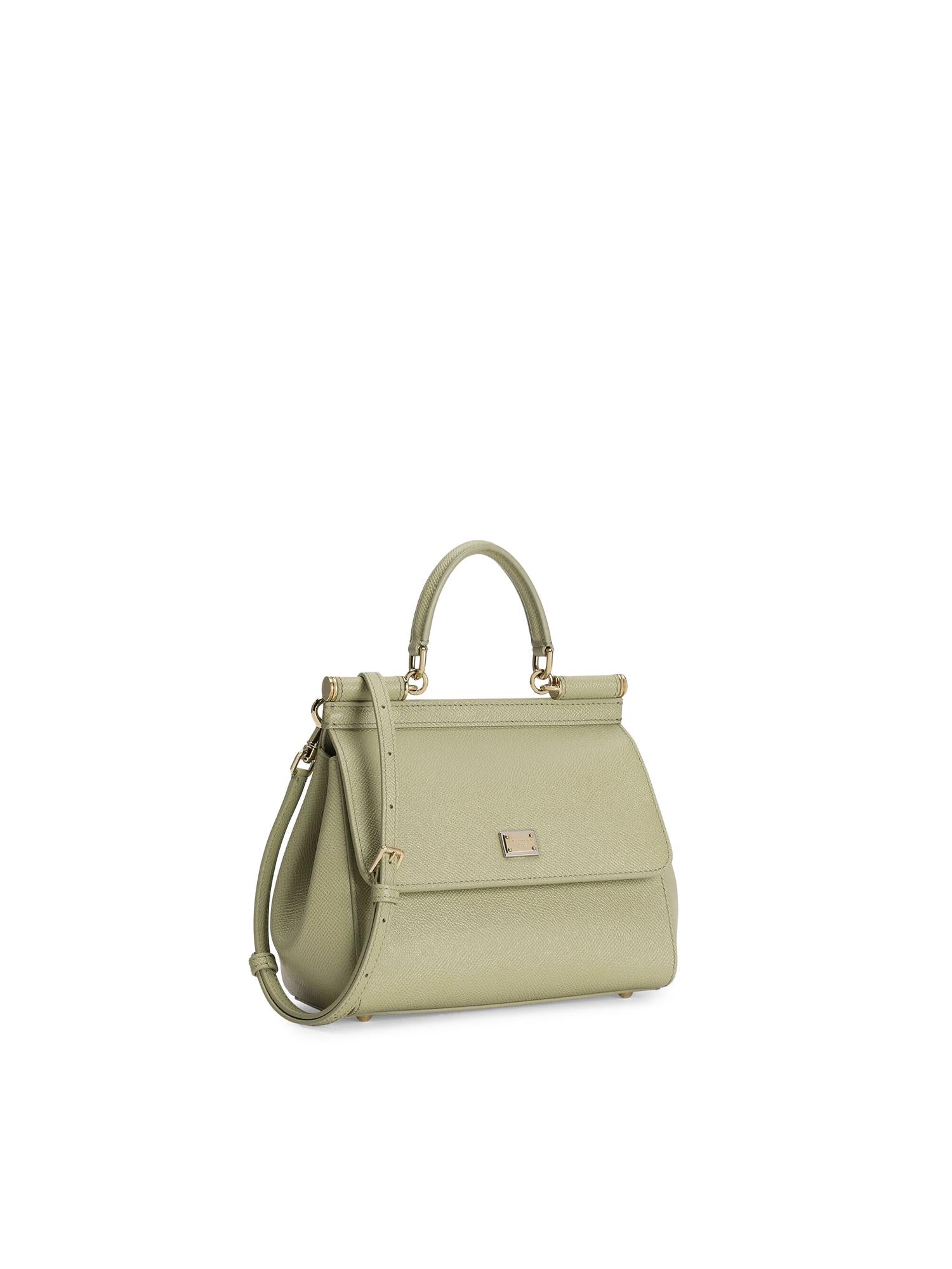 Borsa a mano Sicily media in pelle BB6003 B100180527 DOLCE & GABBANA 