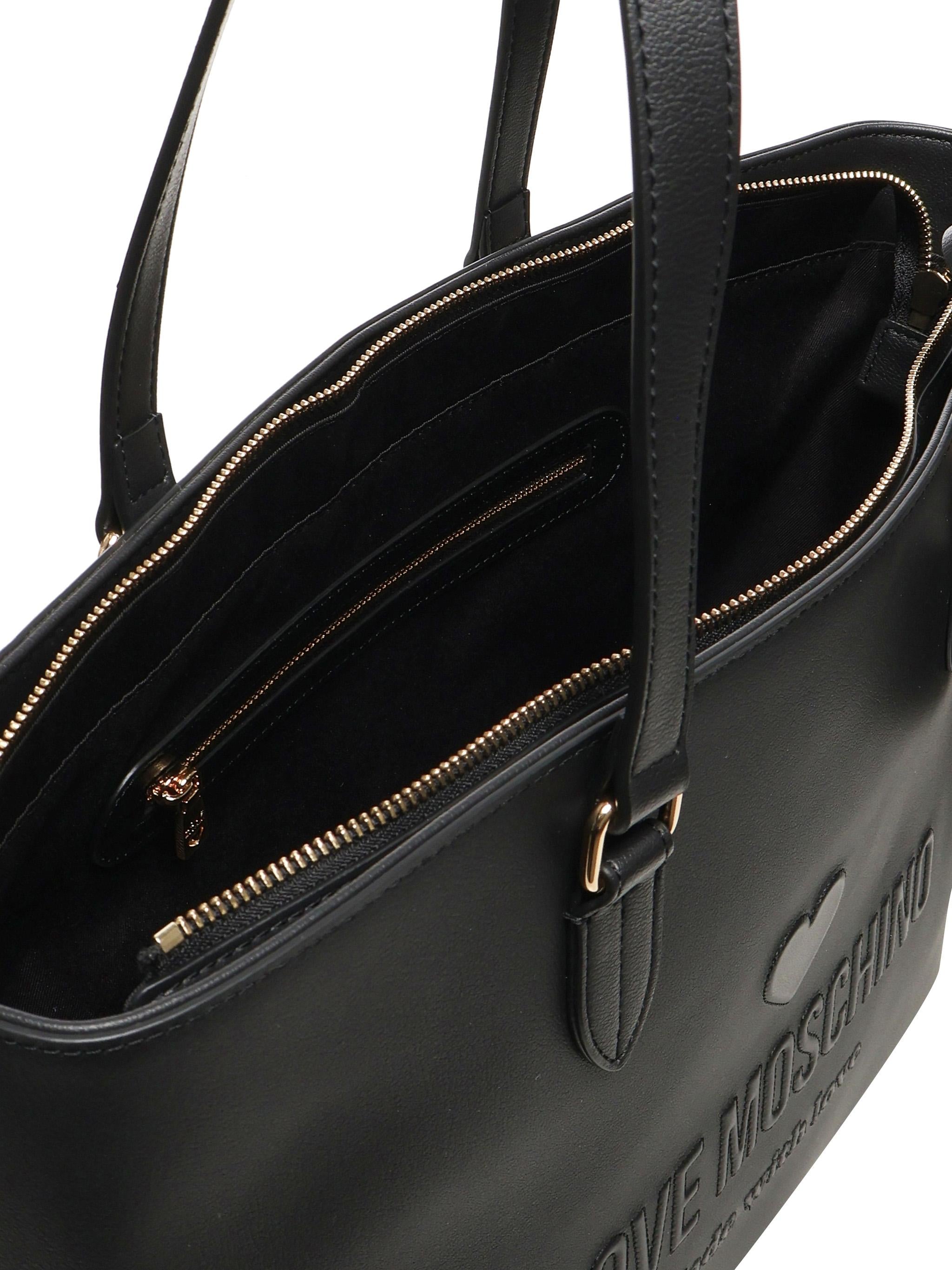 Borsa Tote Love embossed JC4114PP1ML10 00A LOVE MOSCHINO 