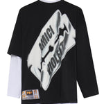 T-shirt a maniche lunghe con stampa DFM54039TJ101 BLADE PDF CHANNEL 