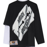 T-shirt a maniche lunghe con stampa DFM54039TJ101 BLADE PDF CHANNEL 