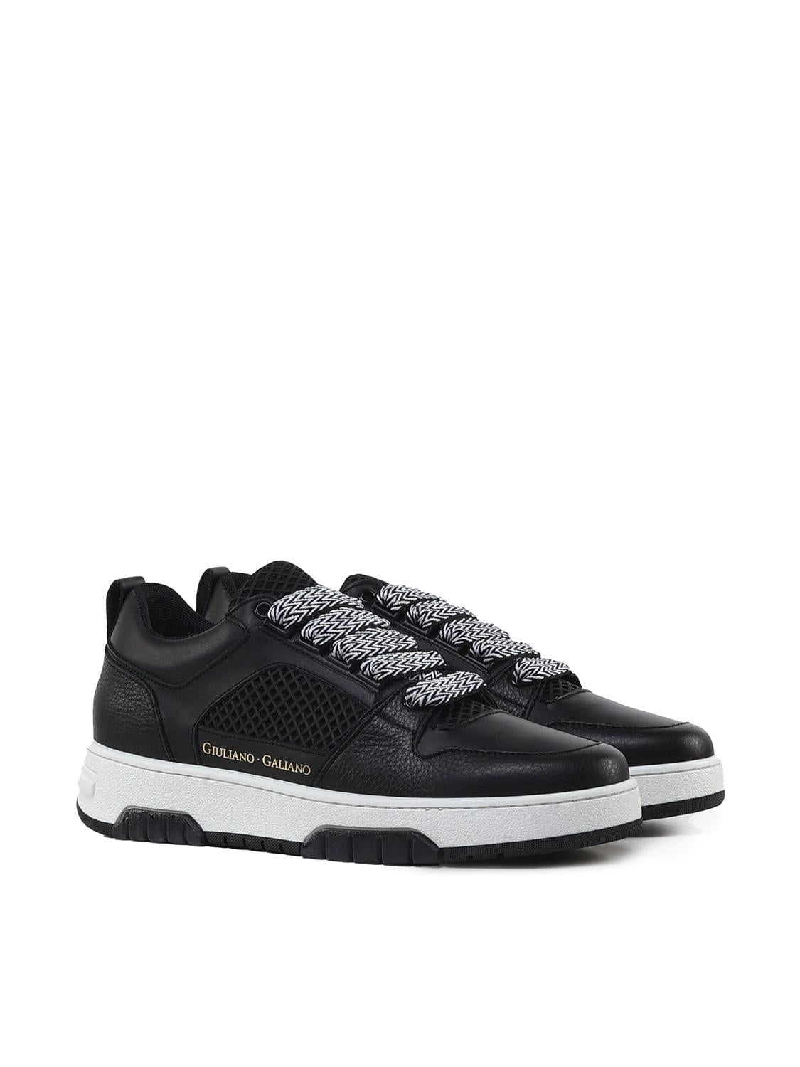 Sneakers Vyper in pelle VYPER -BLACK/BLACK GIULIANO GALIANO 
